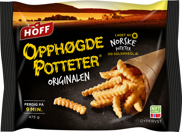 HOFF Opphøgde Pottetter - Orginalen. Bilde av pakning.